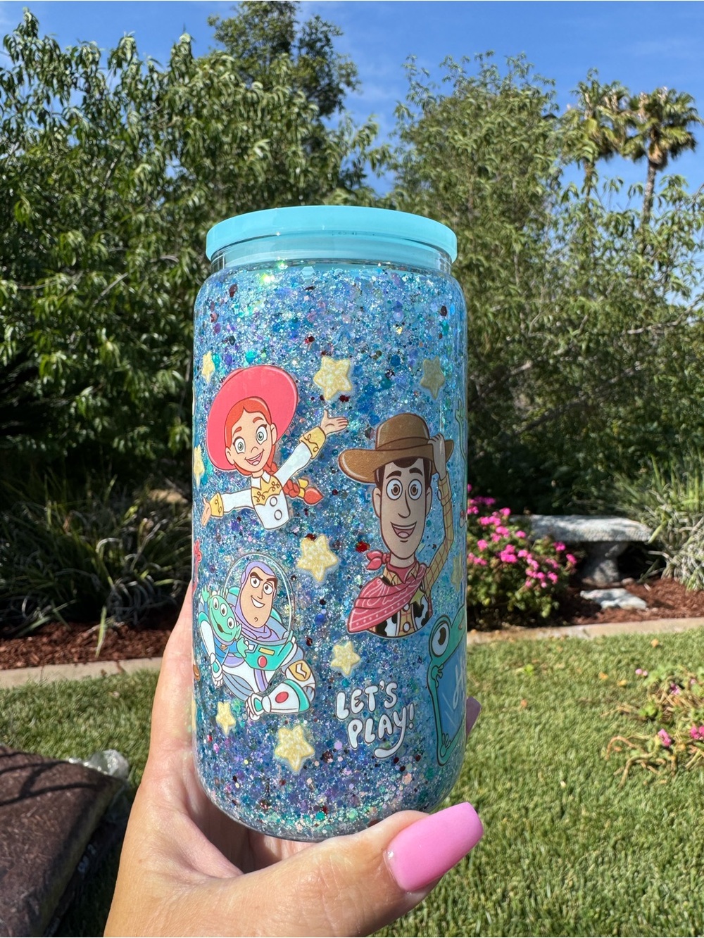 Toy Story 5 snow globe tumbler 16oz